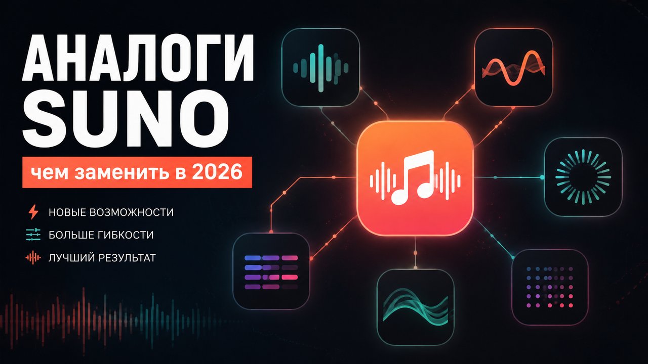Аналоги Suno: чем заменить нейросеть в 2026 году